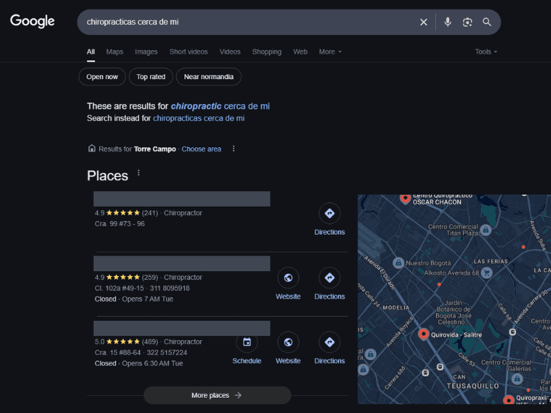 curartech - Optimización de Google My Business